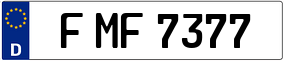 Truck License Plate